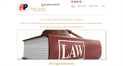 Desktop Screenshot of aplegalsolutions.com